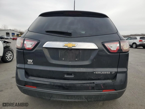 2015 Chevrolet Traverse LT with VIN 1GNKRGKD9FJ256171, listed as a Copart auction lot 45539855 with 0 mi miles and Salvage Title. Bid and sale history available at carsss.com. Image 6.