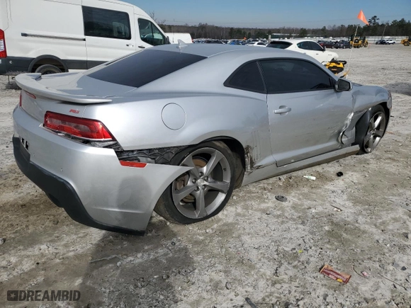 2014 Chevrolet Camaro LT with VIN 2G1FC1E31E9163658, listed as a Copart auction lot 87875715 with 96,064 mi miles and Salvage Title. Bid and sale history available at carsss.com. Image 3.
