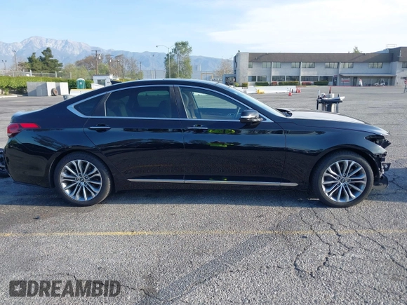 2017 Genesis G80 3.8L z VIN KMHGN4JE6HU198651, wystawiony jako IAAI lot #41970311 z przebiegiem 38 292 mil mil oraz . Historia ofert i sprzedaży dostępna na DreamBid. Obrazek 14.