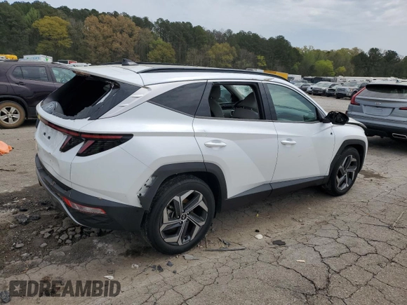 2022 Hyundai Tucson Limited with VIN 5NMJE3AE0NH025635, listed as a Copart auction lot 50610765 with 49,587 mi miles and Salvage Title. Bid and sale history available at carsss.com. Image 3.