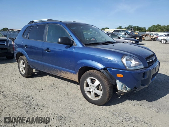2008 Hyundai Tucson GLS with VIN KM8JM12B98U708552, listed as a Copart auction lot 52815575 with 228,948 mi miles and Salvage Title. Bid and sale history available at DreamBid. Image 4.