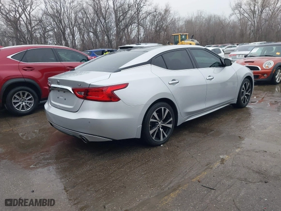 2018 Nissan Maxima SL with VIN 1N4AA6AP1JC394078, listed as a IAAI auction lot 41197428 with 91,281 mi miles. Bid and sale history available at carsss.com. Image 4.