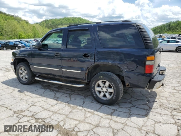 2005 Chevrolet Tahoe LS z VIN 1GNEK13T55J220027, wystawiony jako Copart lot #55287955 z przebiegiem 143 271 mil mil oraz Szkoda całkowita • Salvage title. Historia ofert i sprzedaży dostępna na DreamBid. Obrazek 2.
