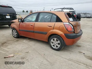 2009 Kia Rio LX with VIN KNADE243196548504, listed as a Copart auction lot 44073375 with 0 mi miles and Salvage Title. Bid and sale history available at carsss.com. Image 2.