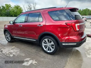 2018 Ford Explorer Limited z VIN 1FM5K7F83JGB41204, wystawiony jako Copart lot #62181525 z przebiegiem 64 817 mil mil oraz Czysty tytuł • Clean title. Historia ofert i sprzedaży dostępna na DreamBid. Obrazek 2.