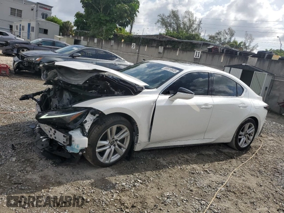 2024 Lexus IS 300 with VIN JTHCA1D24R5133113, listed as a Copart auction lot 58919935 with 4,780 mi miles and Salvage title. Bid and sale history available at DreamBid. Image 1.