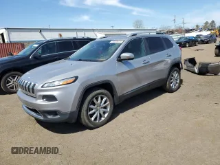 2014 Jeep Cherokee Limited with VIN 1C4PJMDS9EW140843, listed as a Copart auction lot 53610015 with 93,813 mi miles and Salvage Title. Bid and sale history available at carsss.com. Image 1.