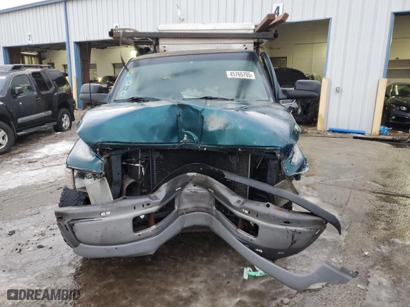 1997 Dodge Ram 1500 with VIN 1B7HC16X2VS172921, listed as a Copart auction lot 45765705 with 230,213 mi miles and Salvage Title. Bid and sale history available at carsss.com. Image 5.