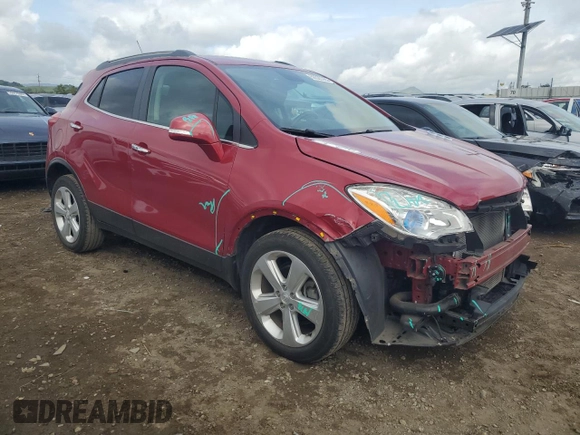 2016 Buick Encore with VIN KL4CJASB6GB686214, listed as a Copart auction lot 50320265 with 25,604 mi miles and Salvage Title. Bid and sale history available at DreamBid. Image 4.