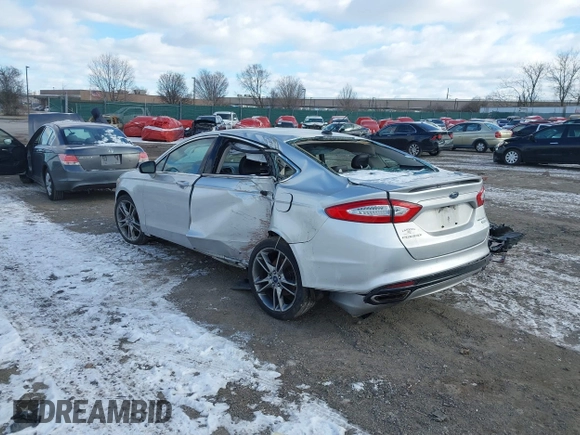 2016 Ford Fusion Titanium with VIN 3FA6P0K96GR101285, listed as a IAAI auction lot 41214633 with 113,633 mi miles and . Bid and sale history available at carsss.com. Image 3.