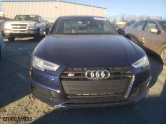 2018 Audi S4 Prestige with VIN WAUC4AF42JA004304, listed as a Copart auction lot 47016645 with 70,446 mi miles and Salvage Title. Bid and sale history available at carsss.com. Image 5.