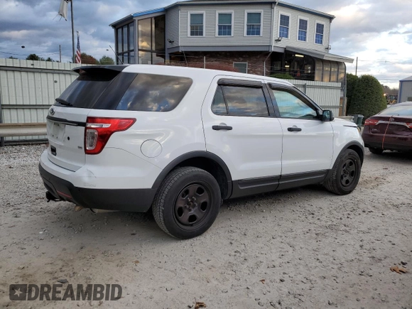 2014 Ford Utility Police Interceptor with VIN 1FM5K8AR2EGA70895, listed as a Copart auction lot 78909934 with 166,270 mi miles and Clean Title. Bid and sale history available at carsss.com. Image 3.
