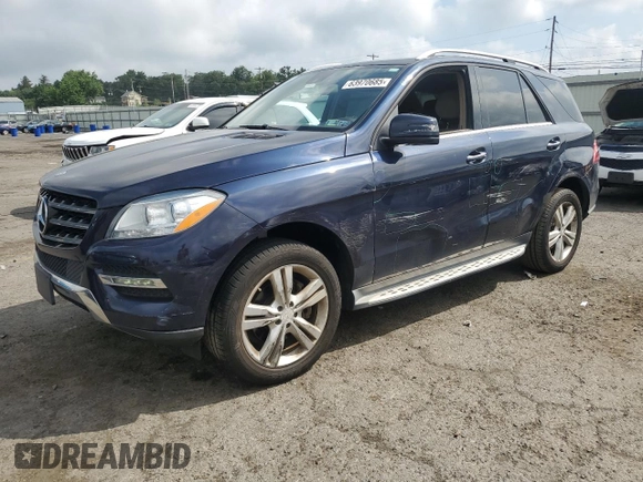 2014 Mercedes-Benz M 350 with VIN 4JGDA5HB7EA389301, listed as a Copart auction lot 63970685 with 103,248 mi miles and Salvage title. Bid and sale history available at DreamBid. Image 1.