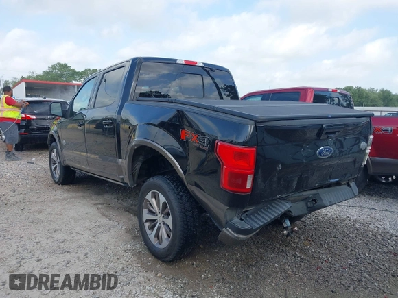 2019 Ford F-150 XL with VIN 1FTEW1E54KFA52729, listed as a IAAI auction lot 41933350 with 92,678 mi miles. Bid and sale history available at carsss.com. Image 3.