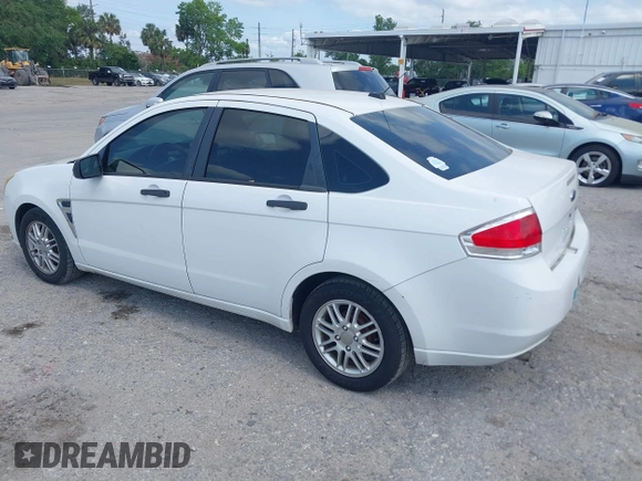 2008 Ford Focus SE with VIN 1FAHP35N78W298887, listed as a IAAI auction lot 42105391 with 215,377 mi miles. Bid and sale history available at carsss.com. Image 3.