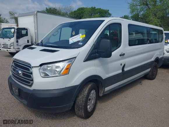 2019 Ford Transit Passenger Wagon XL with VIN 1FBZX2ZM2KKB65886, listed as a IAAI auction lot 41911579 with NaN miles. Bid and sale history available at carsss.com. Image 2.