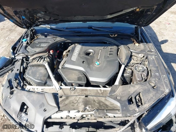 2019 BMW 5 Series 530i with VIN WBAJA5C56KWW03537, listed as a IAAI auction lot 41430626 with 98,240 mi miles. Bid and sale history available at carsss.com. Image 10.