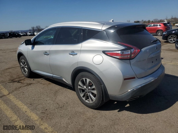 2016 Nissan Murano SL with VIN 5N1AZ2MH4GN108538, listed as a Copart auction lot 48416645 with 63,999 mi miles and Salvage Title. Bid and sale history available at carsss.com. Image 2.