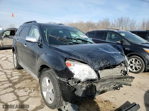 2015 Chevrolet Equinox LT with VIN 2GNFLFEK9F6274576, listed as a Copart auction lot 46546175 with 0 mi miles and Salvage Title. Bid and sale history available at carsss.com. Image 10.