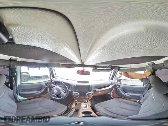 2016 Jeep Wrangler Unlimited Sahara with VIN 1C4BJWEG6GL215468, listed as a Copart auction lot 55512935 with 155,030 mi miles and Salvage title. Bid and sale history available at DreamBid. Image 15.