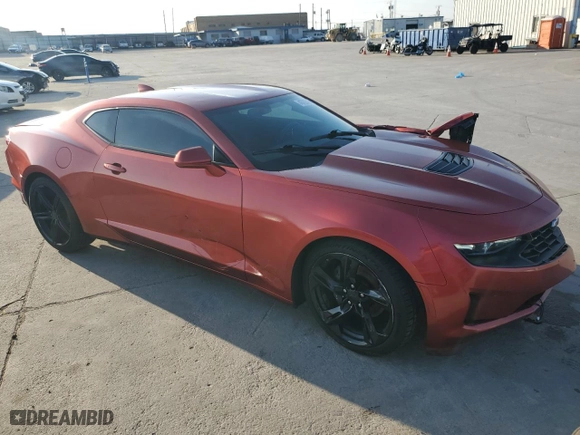 2020 Chevrolet Camaro 1SS with VIN 1G1FF1R7XL0128161, listed as a Copart auction lot 43722585 with 73,407 mi miles and Salvage Title. Bid and sale history available at carsss.com. Image 4.