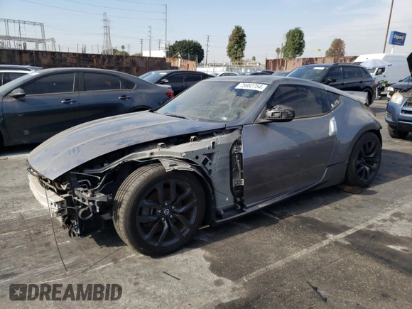 2017 Nissan 370Z Touring with VIN JN1AZ4EH2HM952005, listed as a Copart auction lot 75882754 with 0 mi miles and Salvage Title. Bid and sale history available at carsss.com. Image 1.