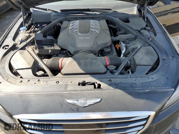2017 Genesis G80 Ultimate with VIN KMHGN4JFXHU199715, listed as a Copart auction lot 72476994 with 133,454 mi miles and Clean Title. Bid and sale history available at DreamBid. Image 11.