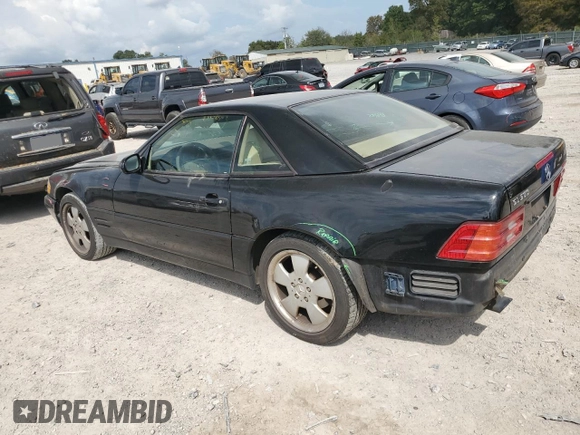 1999 Mercedes-Benz SL-Class with VIN WDBFA68F3XF187095, listed as a Copart auction lot 74514554 with 131,352 mi miles and Salvage Title. Bid and sale history available at carsss.com. Image 2.