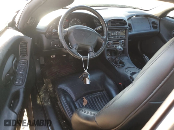 2004 Chevrolet Corvette Z06 with VIN 1G1YY12S445110115, listed as a Copart auction lot 87398864 with 33,850 mi miles and Salvage Title. Bid and sale history available at carsss.com. Image 8.