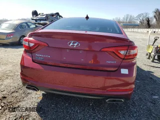 2016 Hyundai Sonata Sport with VIN 5NPE34AF8GH273594, listed as a Copart auction lot 46502205 with 32,719 mi miles and Salvage Title. Bid and sale history available at DreamBid. Image 6.