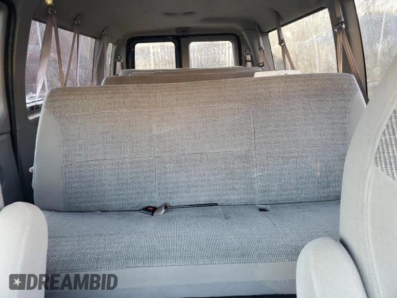 2001 Ford Econoline Passenger XL with VIN 1FBSS31L41HA97689, listed as a Copart auction lot 42326915 with 131,072 mi miles and Salvage title. Bid and sale history available at DreamBid. Image 10.