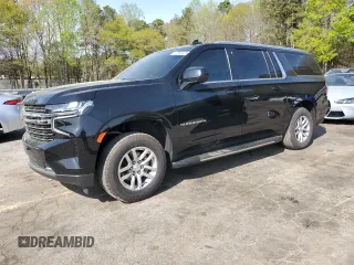 2023 Chevrolet Suburban LT z VIN 1GNSKCKD4PR457170, wystawiony jako Copart lot #50865925 z przebiegiem 97 142 mil mil oraz Szkoda całkowita • Salvage title. Historia ofert i sprzedaży dostępna na DreamBid. Obrazek 1.
