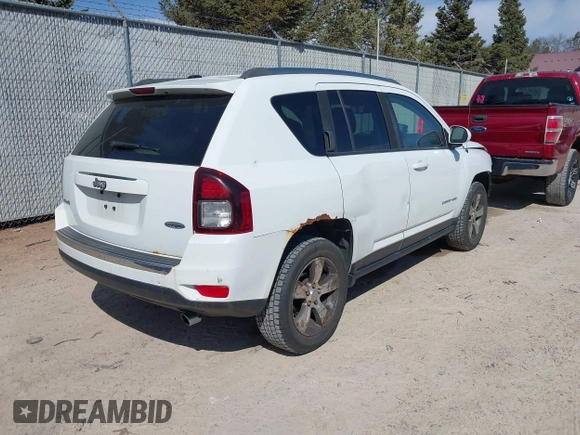 2016 Jeep Compass High Altitude with VIN 1C4NJDEB4GD767731, listed as a IAAI auction lot 41977400 with 99,890 mi miles and . Bid and sale history available at DreamBid. Image 4.