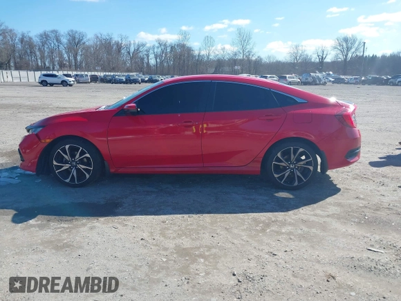 2020 Honda Civic Sedan Sport with VIN 2HGFC2F89LH550311, listed as a IAAI auction lot 41641862 with 100,175 mi miles. Bid and sale history available at carsss.com. Image 14.