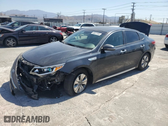 2018 Kia Optima Hybrid Premium with VIN KNAGT4LE4J5021729, listed as a Copart auction lot 68837494 with 86,508 mi miles and Salvage Title. Bid and sale history available at carsss.com. Image 1.