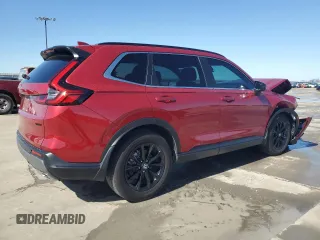 2024 Honda CR-V Sport with VIN 7FARS5H58RE016142, listed as a Copart auction lot 47860065 with 12,699 mi miles and Salvage Title. Bid and sale history available at DreamBid. Image 3.