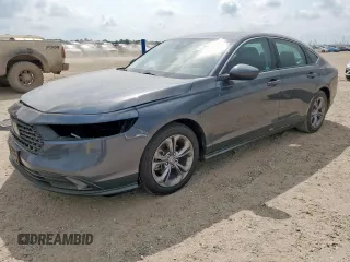 2024 Honda Accord EX with VIN 1HGCY1F31RA041601, listed as a Copart auction lot 57241095 with 23,524 mi miles and Salvage title. Bid and sale history available at DreamBid. Image 1.