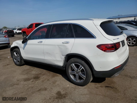 2021 Mercedes-Benz GLC with VIN W1N0G8EB5MV285686, listed as a Copart auction lot 54317825 with 38,605 mi miles and Salvage Title. Bid and sale history available at carsss.com. Image 2.