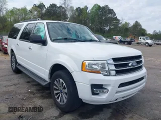 2017 Ford Expedition EL XLT with VIN 1FMJK1HT1HEA35529, listed as a IAAI auction lot 41846981 with 185,077 mi miles. Bid and sale history available at carsss.com. Image 1.
