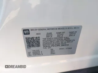 2024 GMC Terrain SLT with VIN 3GKALPEG3RL186373, listed as a IAAI auction lot 42348679 with 21,798 mi miles and . Bid and sale history available at DreamBid. Image 9.