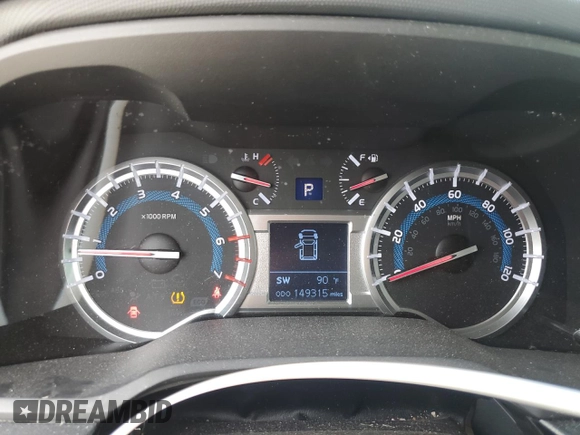 2015 Toyota 4Runner Limited with VIN JTEBU5JR3F5247267, listed as a Copart auction lot 54771255 with 149,315 mi miles and Salvage Title. Bid and sale history available at DreamBid. Image 9.