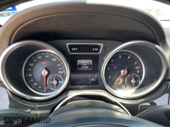 2018 Mercedes-Benz GLS 450 with VIN 4JGDF6EE0JB011217, listed as a Copart auction lot 55772345 with 91,542 mi miles and Salvage title. Bid and sale history available at DreamBid. Image 9.