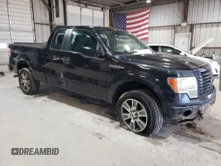 2014 Ford F-150 XL with VIN 1FTFX1EF5EKF75053, listed as a Copart auction lot 87941945 with 102,526 mi miles and Salvage Title. Bid and sale history available at DreamBid. Image 4.