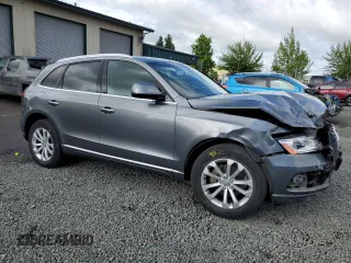 2015 Audi Q5 Premium Plus with VIN WA1LFAFP3FA142104, listed as a Copart auction lot 56766855 with 73,111 mi miles and Salvage title. Bid and sale history available at DreamBid. Image 4.
