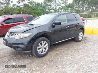 2013 Nissan Murano SV with VIN JN8AZ1MW9DW319306, listed as a IAAI auction lot 42207963 with 153,232 mi miles and . Bid and sale history available at carsss.com. Image 2.