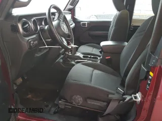 2021 Jeep Wrangler Sport S with VIN 1C4HJXAG9MW774173, listed as a Copart auction lot 47848865 with 43,602 mi miles and Salvage Title. Bid and sale history available at DreamBid. Image 7.