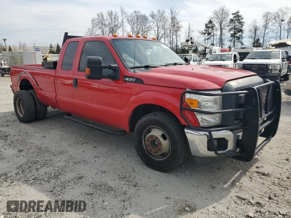 2012 Ford F-350 XL with VIN 1FT8X3C66CEC34277, listed as a Copart auction lot 47144405 with 214,030 mi miles and Clean Title. Bid and sale history available at DreamBid. Image 4.