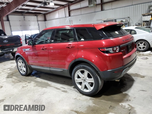 2012 Land Rover Range Rover Evoque Pure Plus with VIN SALVP2BG1CH644046, listed as a Copart auction lot 41610065 with 139,993 mi miles and Clean Title. Bid and sale history available at carsss.com. Image 2.