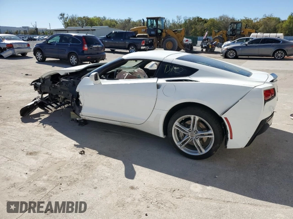 2016 Chevrolet Corvette 1LT with VIN 1G1YB2D73G5112975, listed as a Copart auction lot 48231485 with 44,038 mi miles and Clean Title. Bid and sale history available at carsss.com. Image 2.
