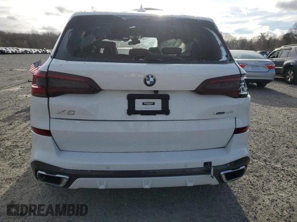 2022 BMW X5 xDrive40i with VIN 5UXCR6C07N9L54522, listed as a Copart auction lot 41493835 with Not Provided miles and Salvage Title. Bid and sale history available at DreamBid. Image 6.
